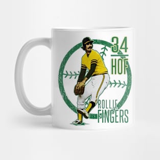 Rollie Fingers Oakland HOF Mug